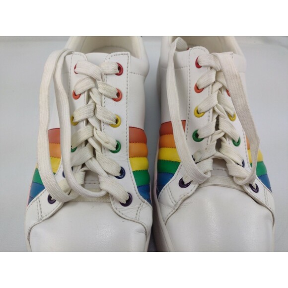 MICHAEL Michael Kors Poppy Lace Up Rainbow Sneakers 9.5 M - Picture 12 of 12